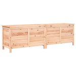 HKH Caixa De Arrumação Para Jardim 198,5x50x56,5 Cm Abeto Maciço - Marrom