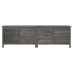 HKH Caixa Arrumação P/jardim 198,5x50x56,5cm Abeto Maciço - Antracite