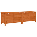 HKH Caixa Arrumação P/ Jardim 198,5x50x56,5cm Abeto Maciço Castanho - Marrom