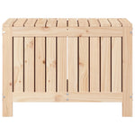 HKH Caixa De Arrumação Jardim 76x42,5x54 Cm Madeira De Pinho Maciça - Marrom