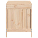 HKH Caixa De Arrumação Jardim 76x42,5x54 Cm Madeira De Pinho Maciça - Marrom