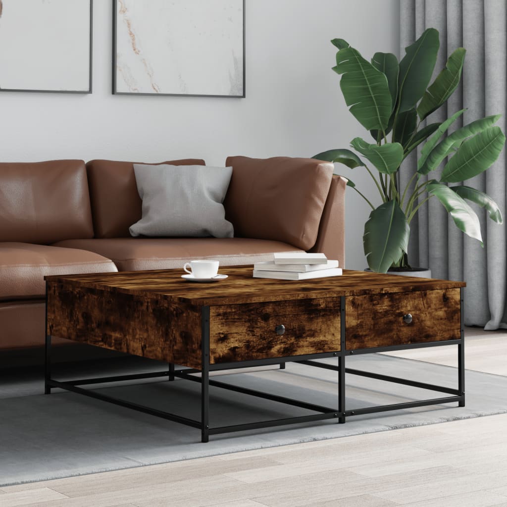Mesa de centro HKH en derivados de madera Roble Ahumado