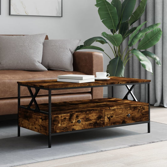 Mesa de centro HKH en derivados de madera Roble Ahumado