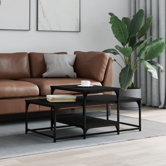 HKH Mesa de centro en derivados de madera - Negro