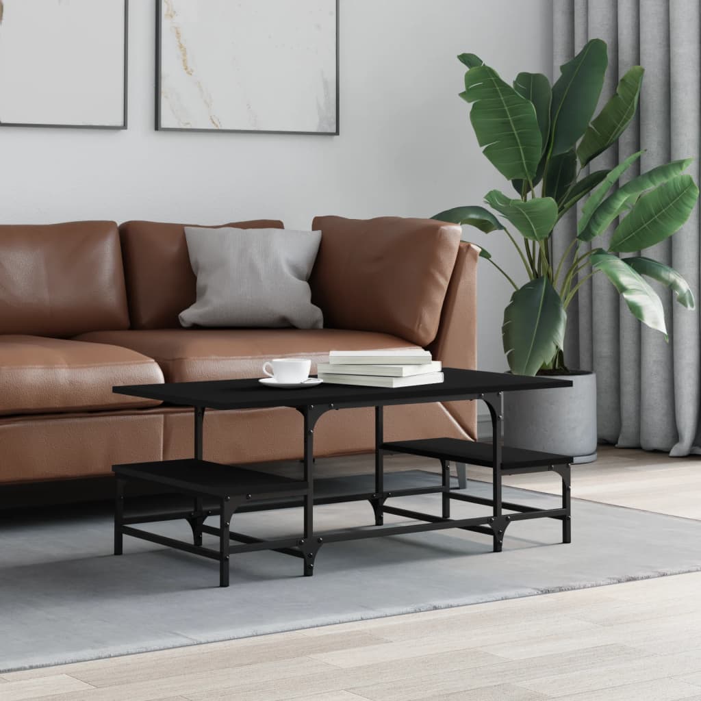 HKH Mesa de centro en derivados de madera - Negro