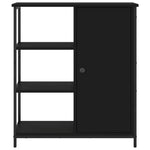 HKH Aparador Clássico em derivados de Madeira, Aço 70 X 30 X 80 Cm - Preto