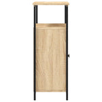 HKH Aparador Clásico en Madera de Ingeniería, Acero 70 X 30 X 80 Cm - Roble Sonoma