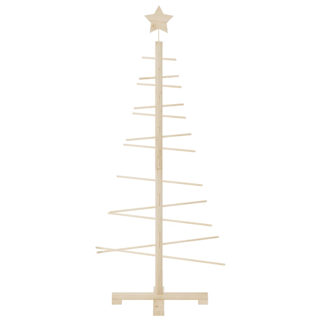 HKH Árvore de Natal Decorativa Madeira de Maciça em Pinho