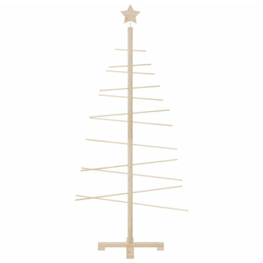 HKH Árvore de Natal Decorativa Madeira de Maciça em Pinho