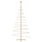 HKH Árvore de Natal Decorativa Madeira de Maciça em Pinho