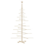 HKH Árvore de Natal Decorativa Madeira de Maciça em Pinho