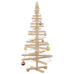 HKH Árvore de Natal Decorativa Madeira de Maciça em Pinho