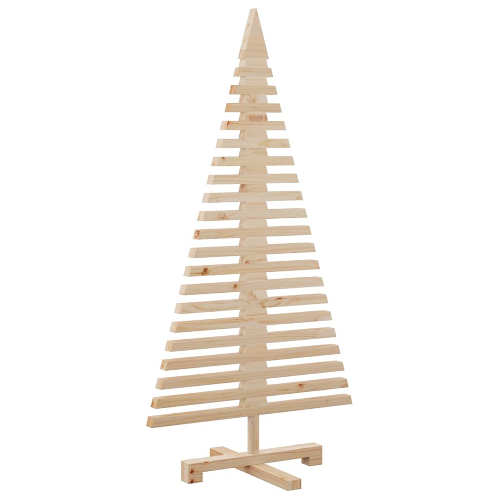 HKH Árvore de Natal Decorativa Madeira de Maciça em Pinho