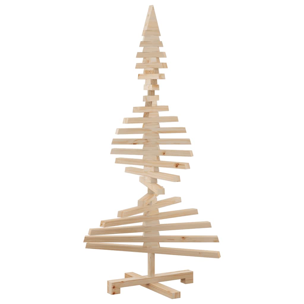 HKH Árvore de Natal Decorativa Madeira de Maciça em Pinho