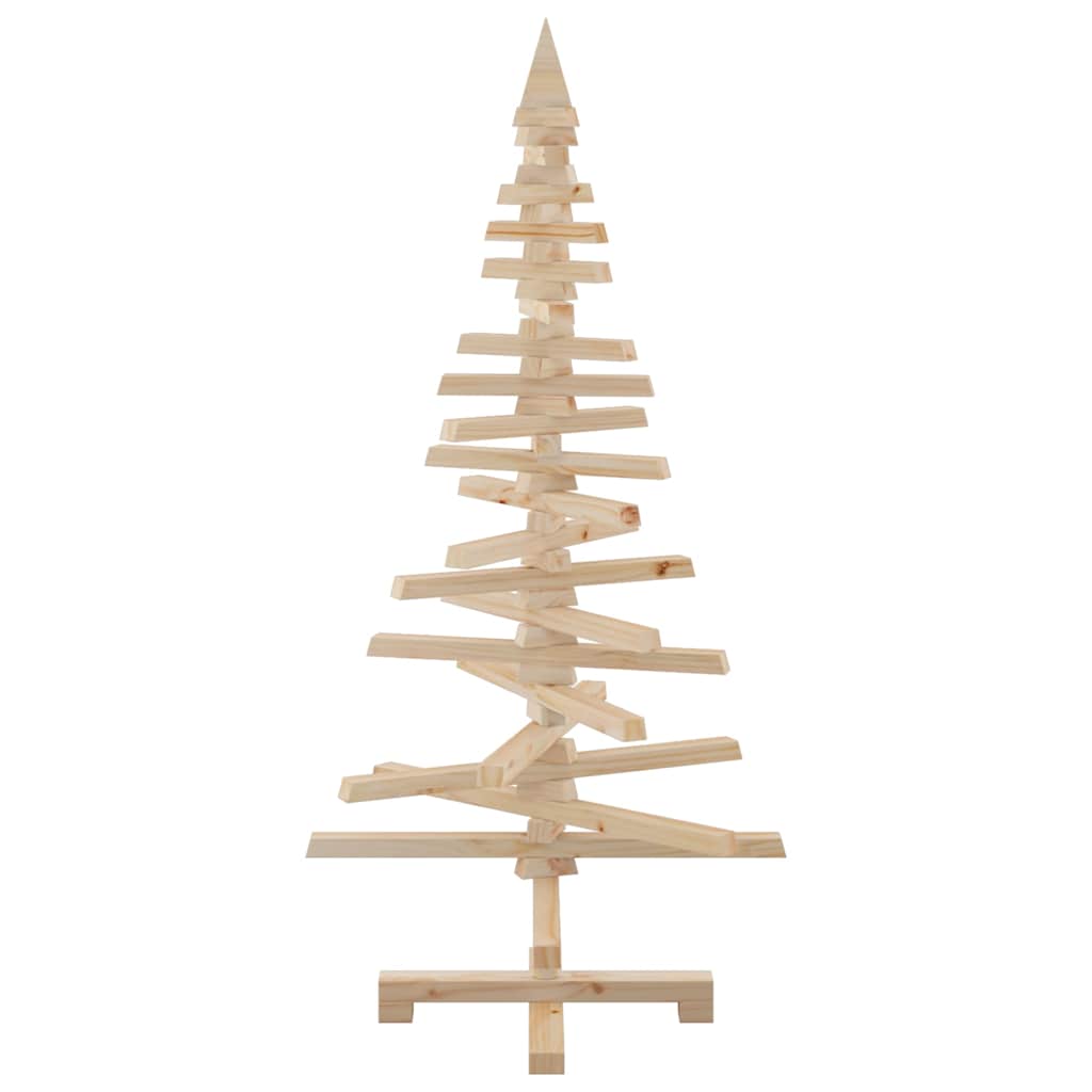 HKH Árvore de Natal Decorativa Madeira de Maciça em Pinho