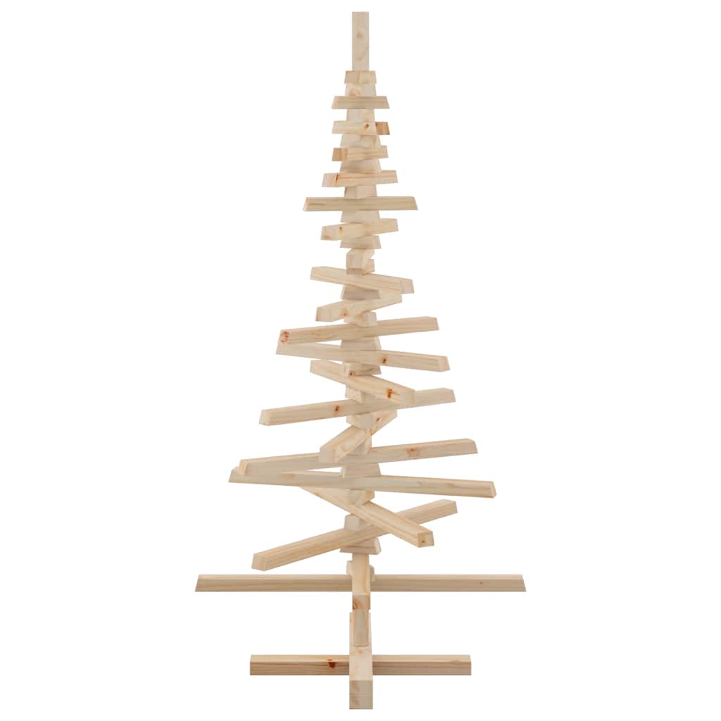 HKH Árvore de Natal Decorativa Madeira de Maciça em Pinho
