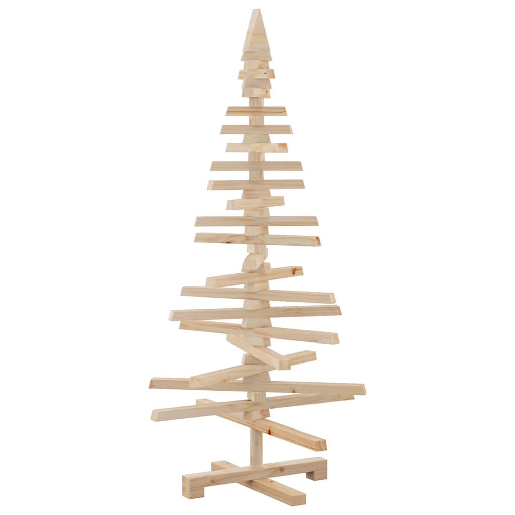 HKH Árvore de Natal Decorativa Madeira de Maciça em Pinho