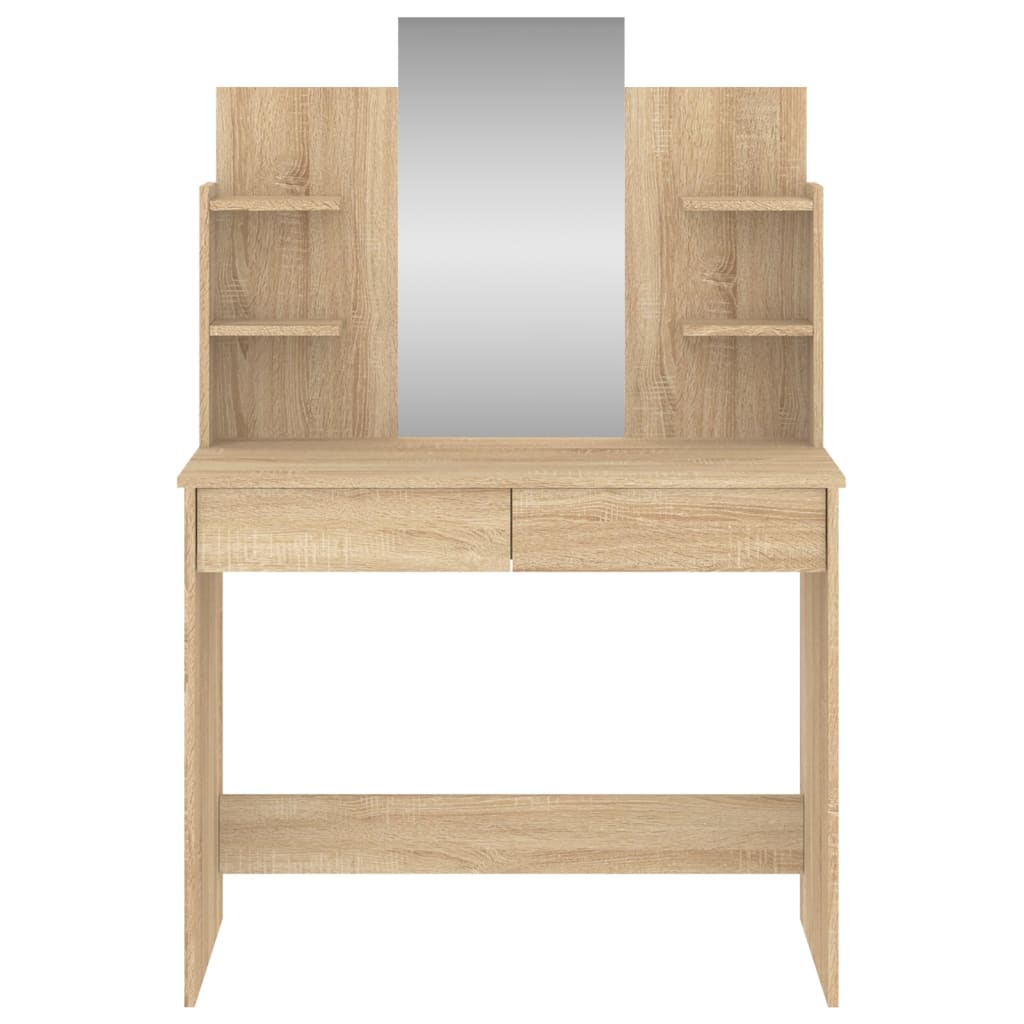 HKH Toucador com Espelho Cor em Carvalho Sonoma - 96x39x142 Cm