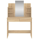 HKH Toucador com Espelho Cor em Carvalho Sonoma - 96x39x142 Cm