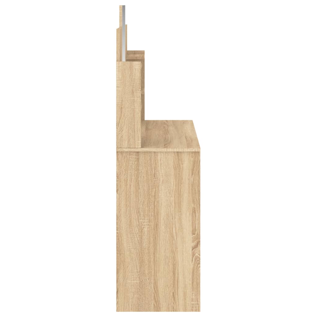 HKH Toucador com Espelho Cor em Carvalho Sonoma - 96x39x142 Cm