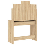 HKH Toucador com Espelho Cor em Carvalho Sonoma - 96x39x142 Cm