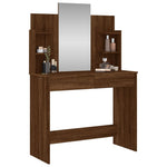 HKH Toucador com Espelho Cor em Carvalho - 96x39x142 Cm - Castanho