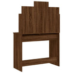 HKH Toucador com Espelho Cor em Carvalho - 96x39x142 Cm - Castanho