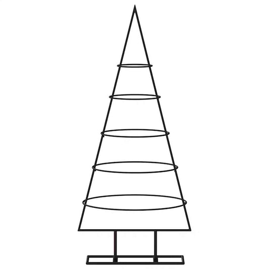 HKH Árvore de Natal para Decoração em Metal PReto