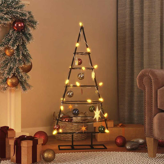 HKH Árvore de Natal para Decoração em Metal PReto