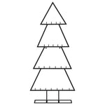 HKH Árvore de Natal para Decoração em Metal PReto