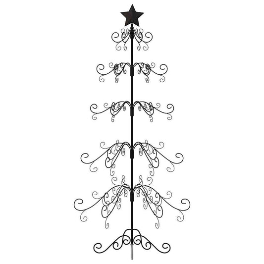 HKH Árvore de Natal para Decoração em Metal PReto