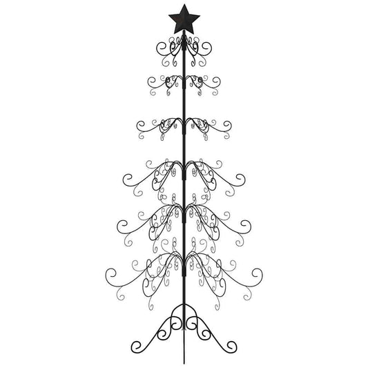 HKH Árvore de Natal para Decoração em Metal PReto