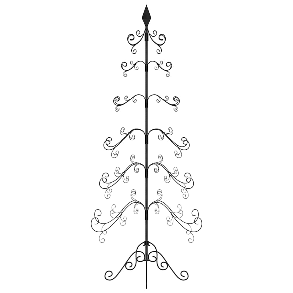 HKH Árvore de Natal para Decoração em Metal PReto