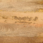 HKH Secretária com gavetas 105x55x70 cm mangueira maciça e ferro