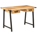 HKH Secretária com gavetas 105x55x70 cm mangueira maciça e ferro