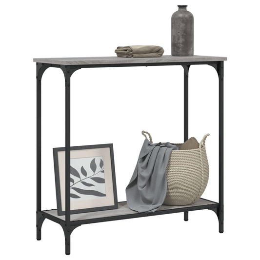 HKH Mesa auxiliar de madera manufacturada - Gris