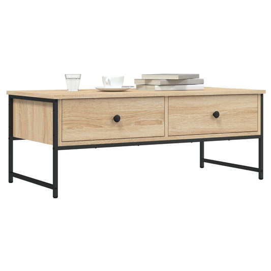 Mesa de centro HKH en derivados de madera Roble Sonoma