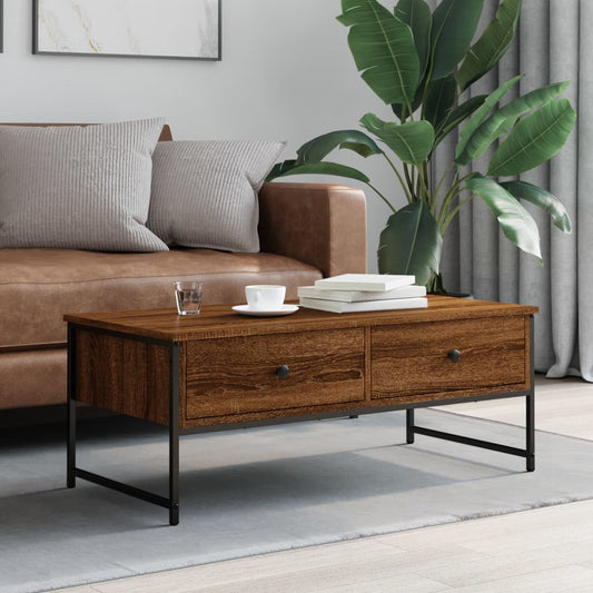 Mesa de centro HKH en madera chapada de roble - Marrón