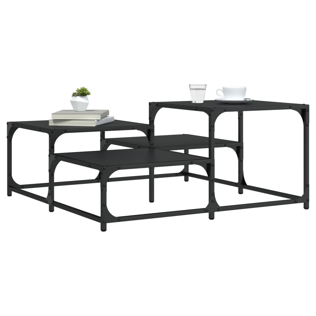 HKH Mesa de centro en derivados de madera - Negro