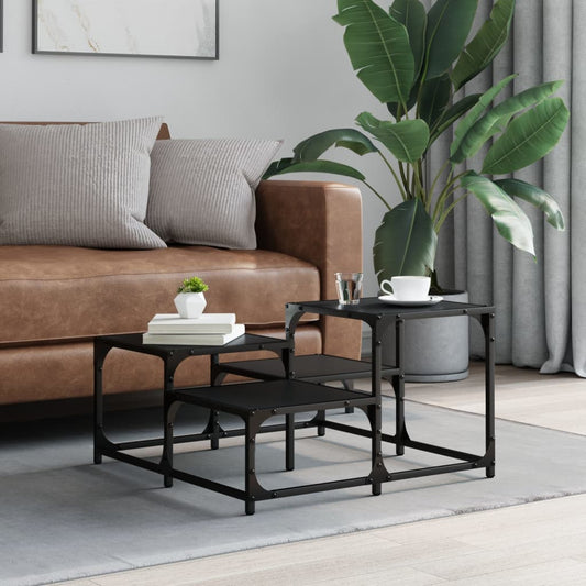 HKH Mesa de centro en derivados de madera - Negro