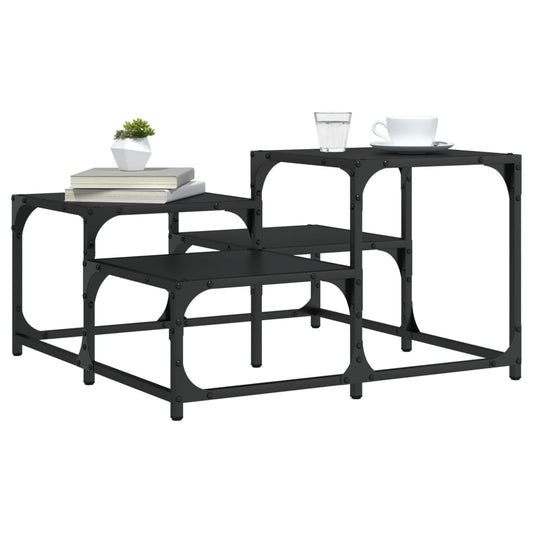 HKH Mesa de centro en derivados de madera - Negro