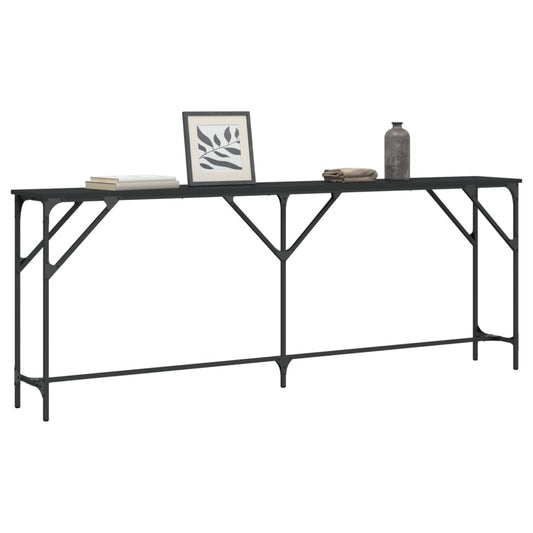 HKH Mesa de Apoio em Derivados de Madeira - Preto