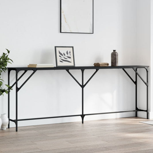 HKH Mesa de Apoio em Derivados de Madeira - Preto