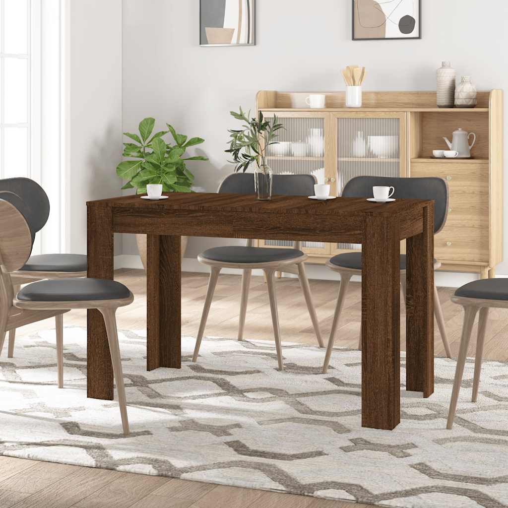Mesa de Comedor HKH de Madera Marrón en Roble