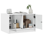 HKH Mesa de Centro com Portas de Branco em Vidro