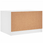 HKH Mesa de Centro com Portas de Branco em Vidro