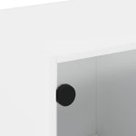 HKH Mesa de Centro com Portas de Branco em Vidro