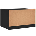HKH Mesa de Centro com Portas de Preto em Vidro
