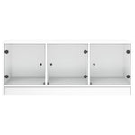 HKH Mesa de Centro com Portas de Branco em Vidro