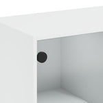 HKH Mesa de Centro com Portas de Branco em Vidro